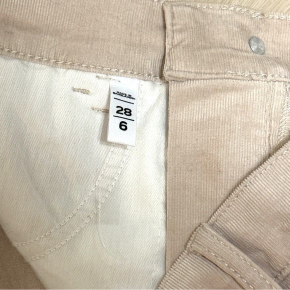 LOFT Corduroy Pants NWT in Tan Cream Sz 6/28 - Picture 6 of 12